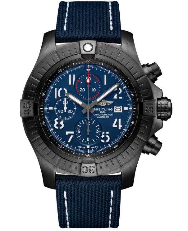 fake Breitling Super Avenger Chronograph 48 Night Mission V13375101C1X1 watch